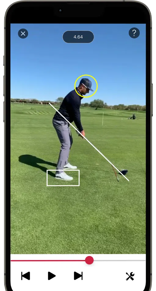 V1 Golf swing analysis app